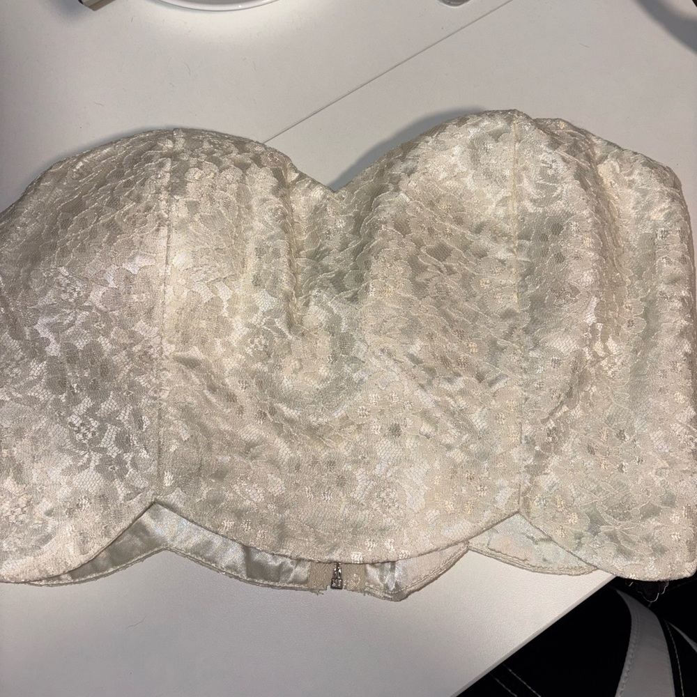 Bridal style white top